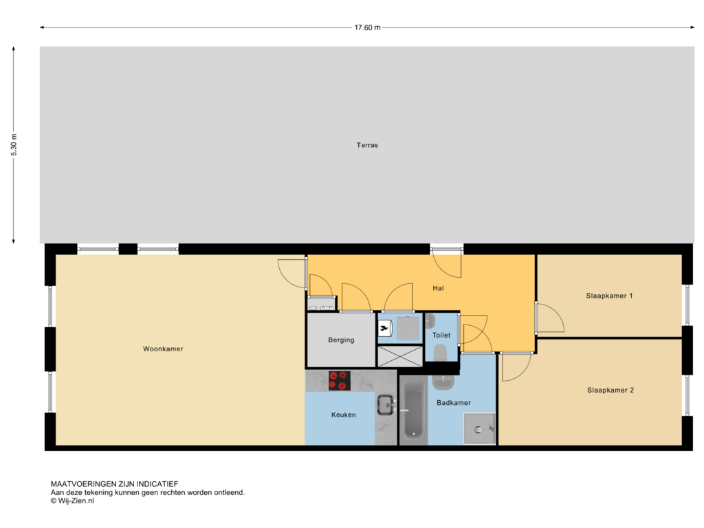 Bekijk plattegrond van Situatie van Werfkade 46