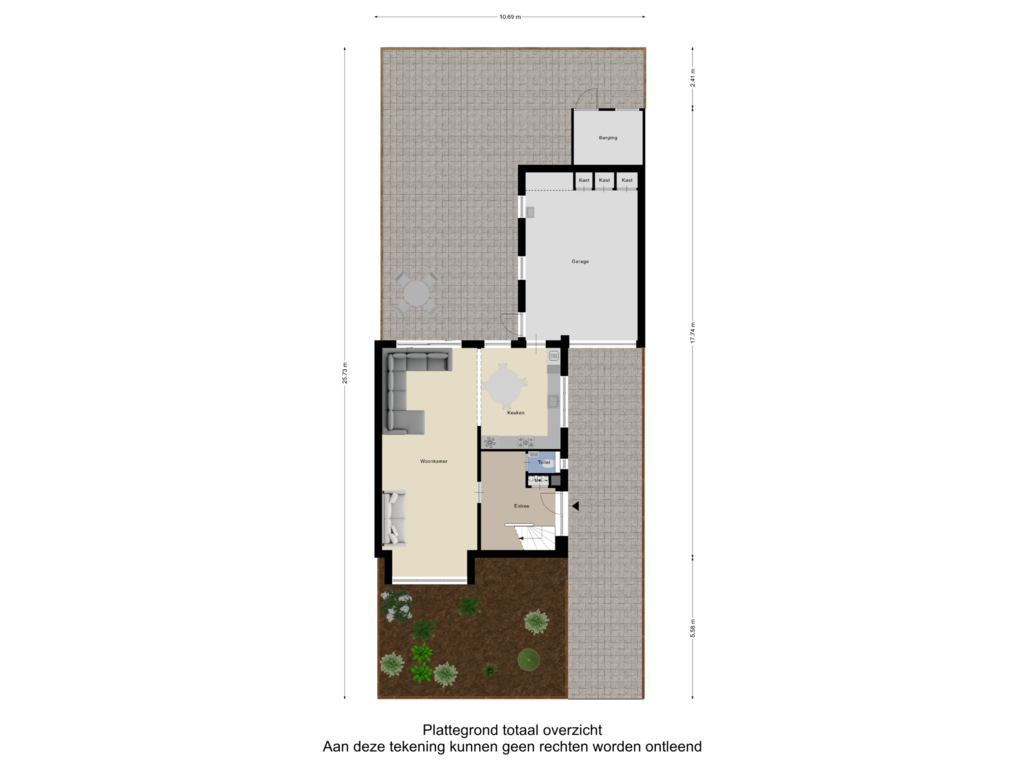 Bekijk plattegrond van Begane grond _tuin van Nieuwe Heilaarstraat 27