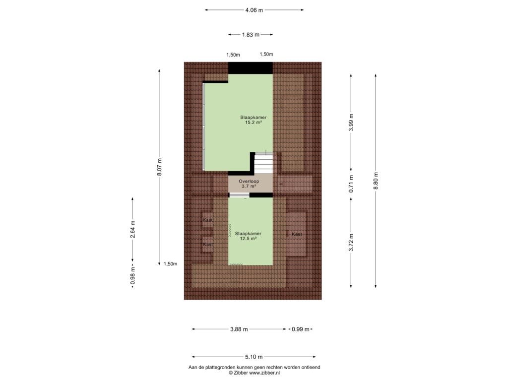 Bekijk plattegrond van Eerste Verdieping van Schoolstraat 4