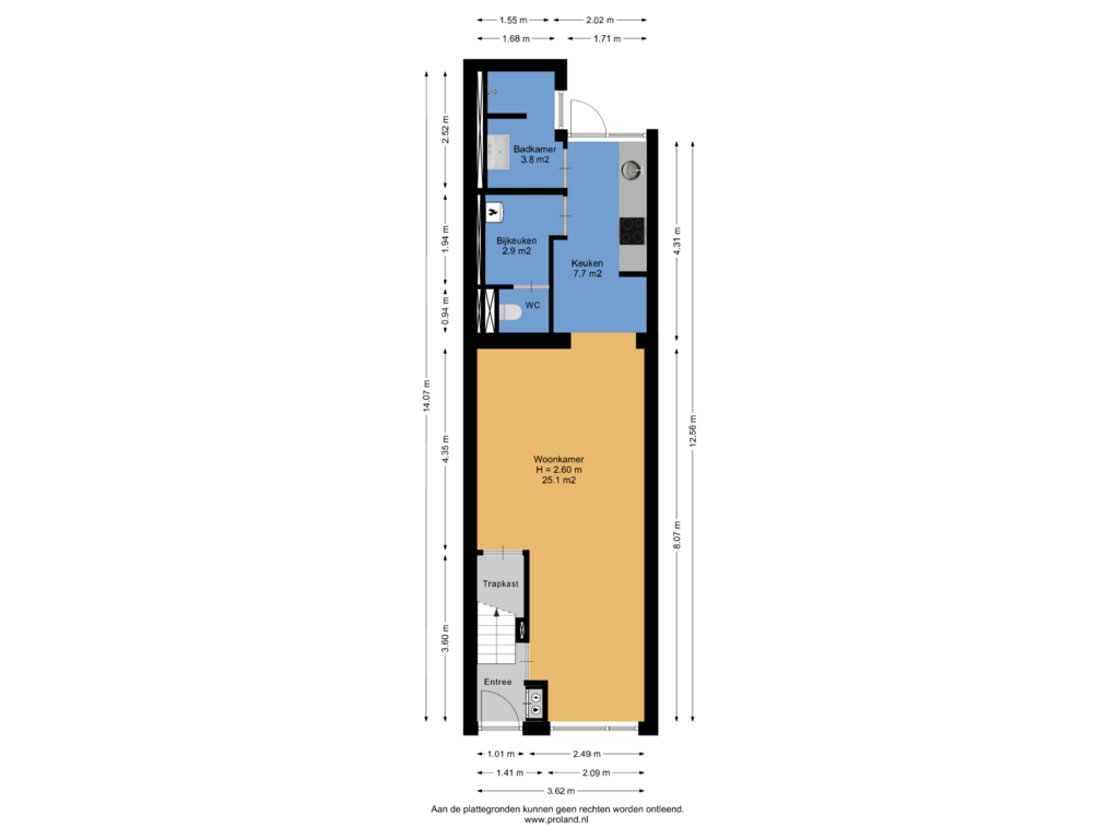 Bekijk plattegrond van Begane Grond van de Bourbonstraat 6