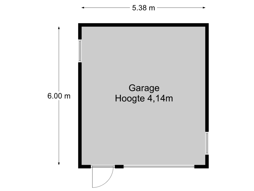 Bekijk plattegrond van Garage van Zuidereind 13