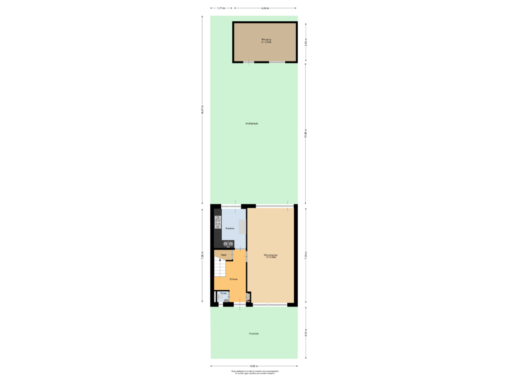 View floorplan of Situatie of Strobloempad 6