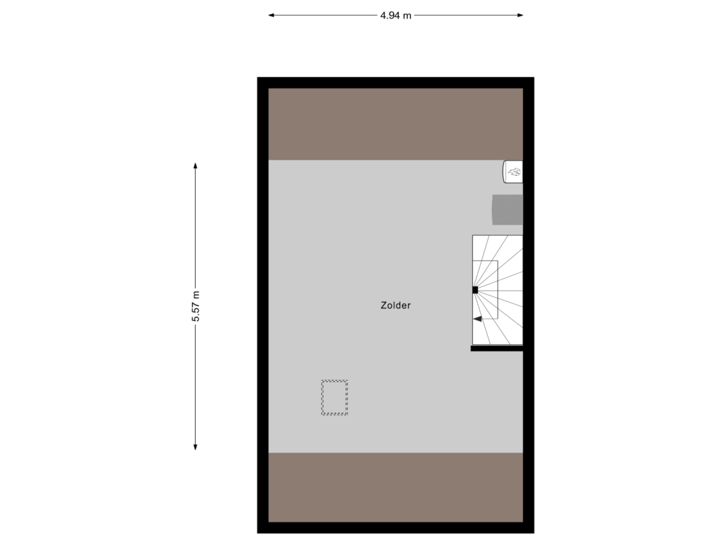 View floorplan of 2e Verdieping of Onstein 24