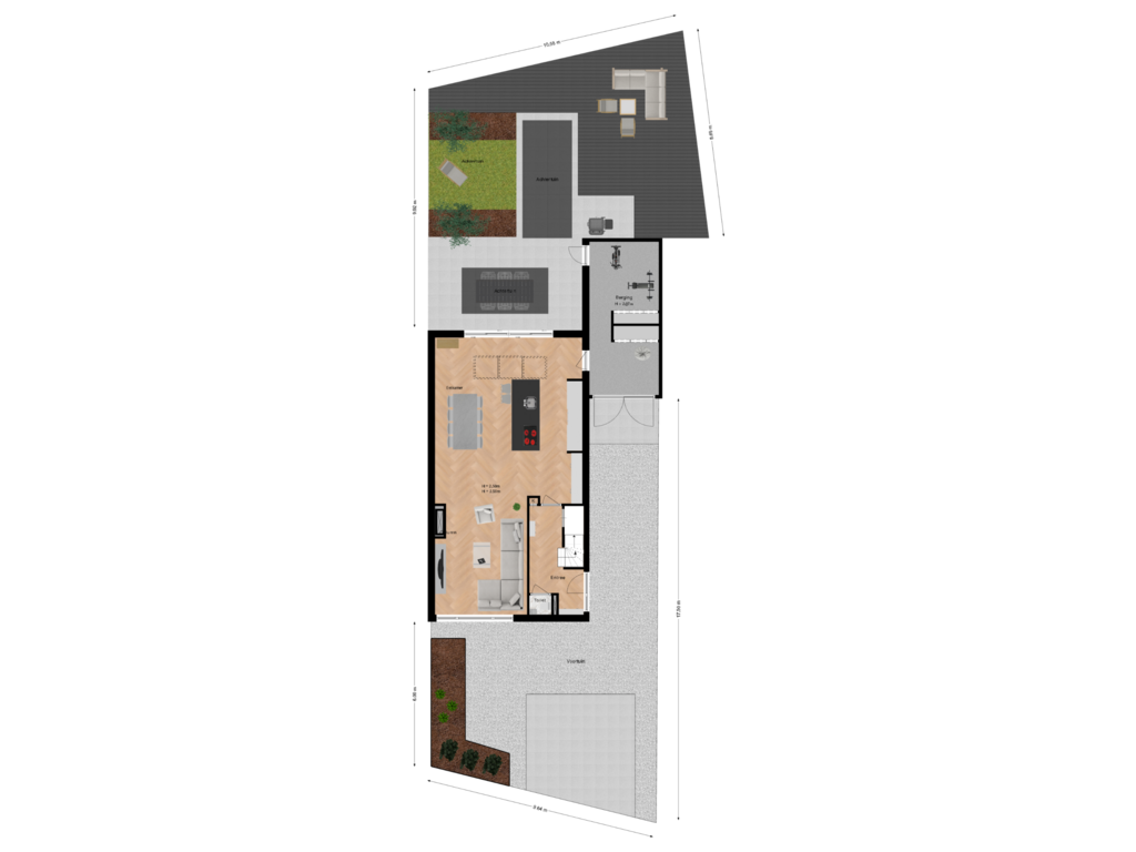 Bekijk plattegrond van Situatie van Geerdinksweg 175