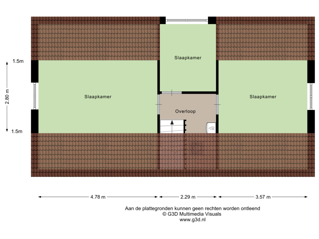 Bekijk plattegrond van 1ste van Kleine Heistraat 16-K056