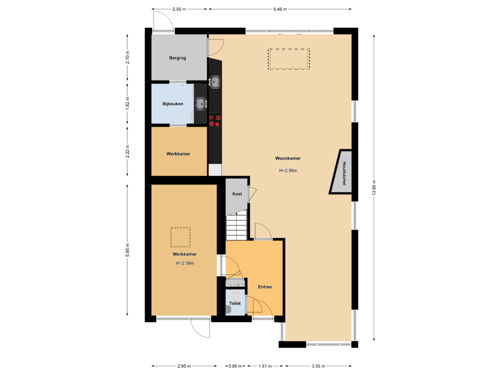 Bekijk plattegrond van Begane grond van Pater Weijersplein 8