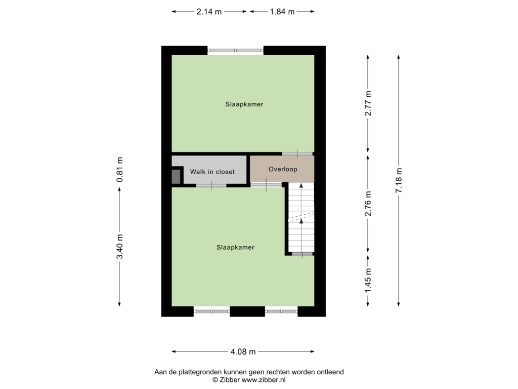 Bekijk plattegrond van Eerste Verdieping van Boekweitstraat 4