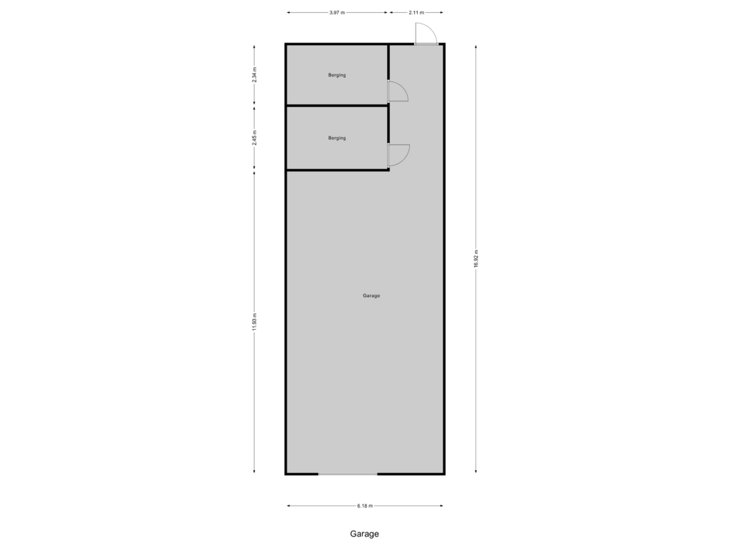 Bekijk plattegrond van Garage van Middelsluissedijk OZ 82