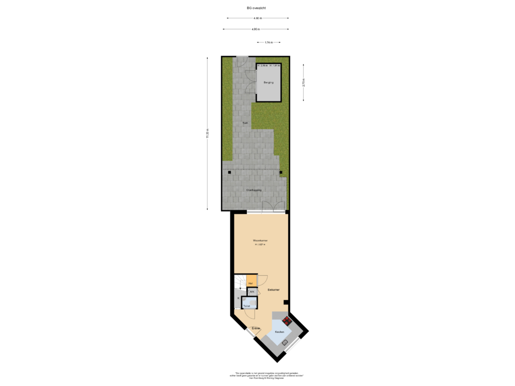 View floorplan of BG overzicht of Adam van Germezhof 33