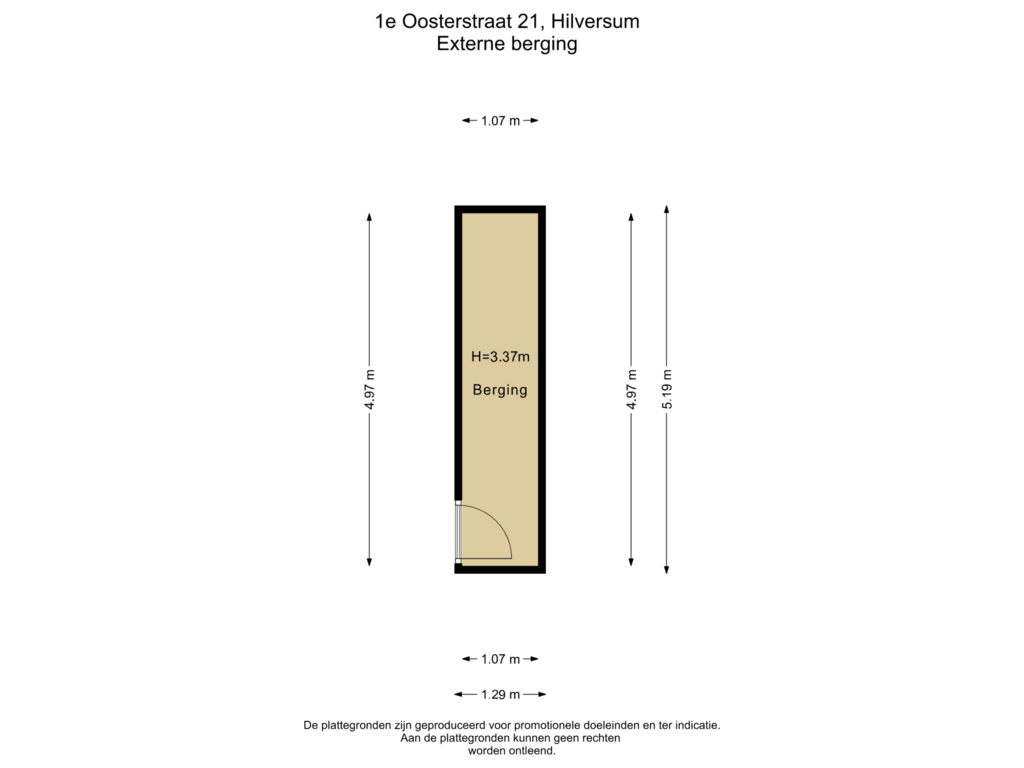 Bekijk plattegrond van Verdieping (copy) van 1e Oosterstraat 21