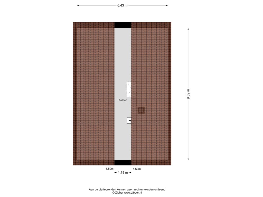 Bekijk plattegrond van Zolder van Klieveriklaan 32