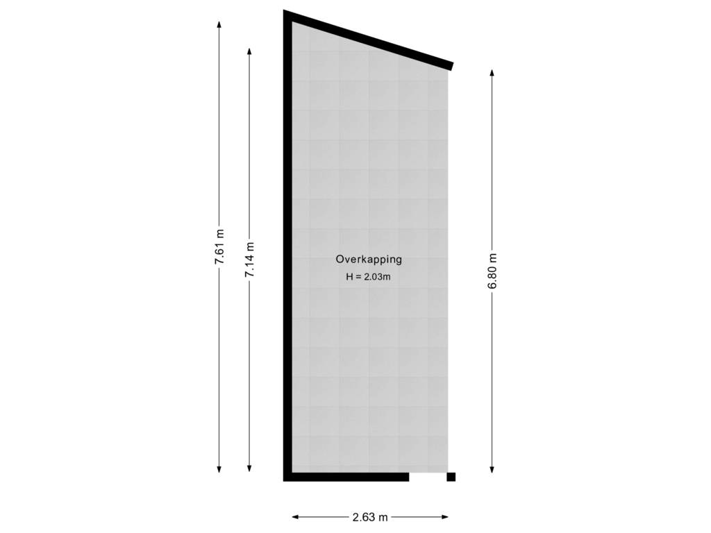 View floorplan of Overkapping of Kerkslagen 54