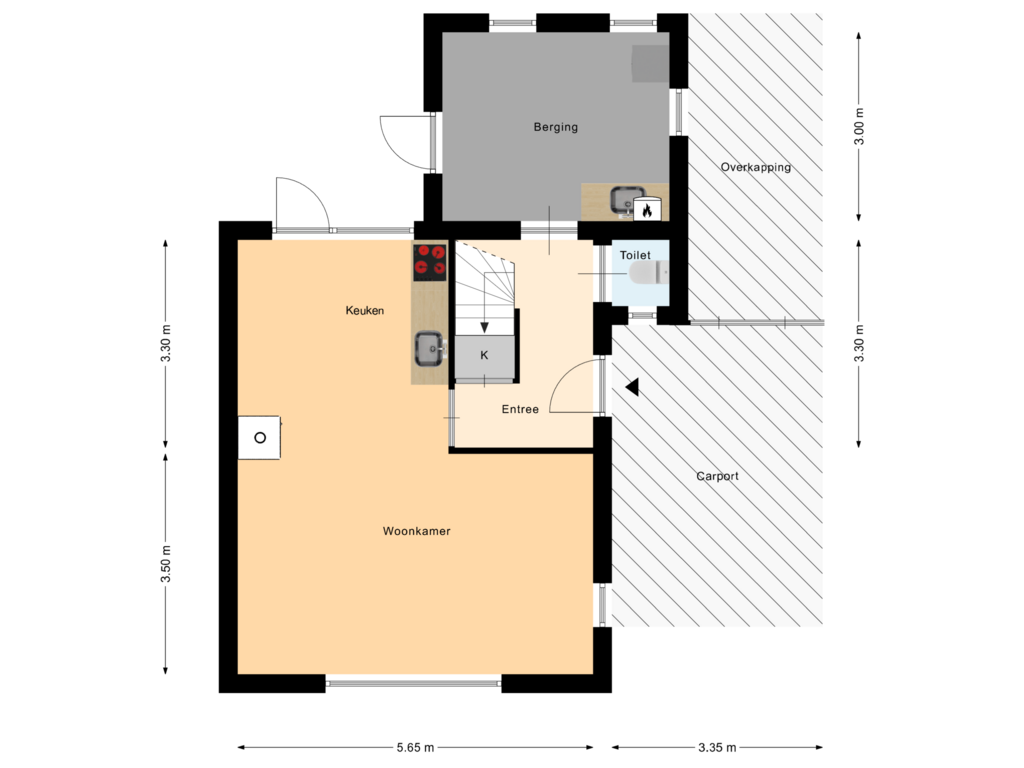 Bekijk plattegrond van Begane Grond van Julianaplein 6