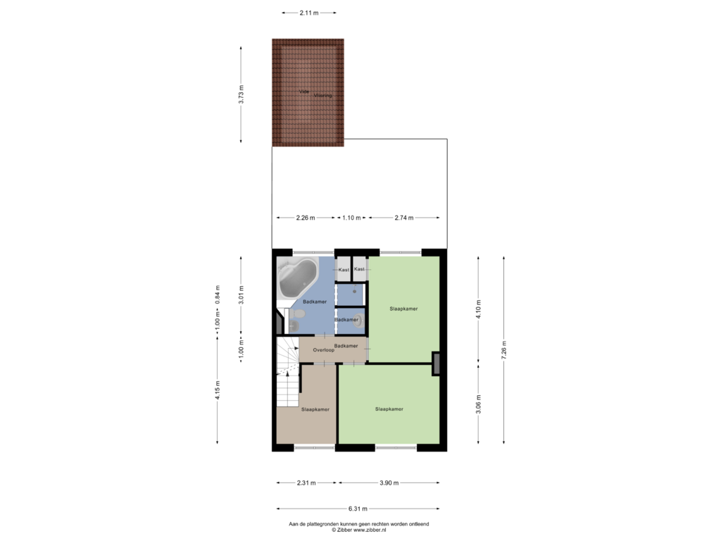 Bekijk plattegrond van Eerste Verdieping van Schuttekamp 42