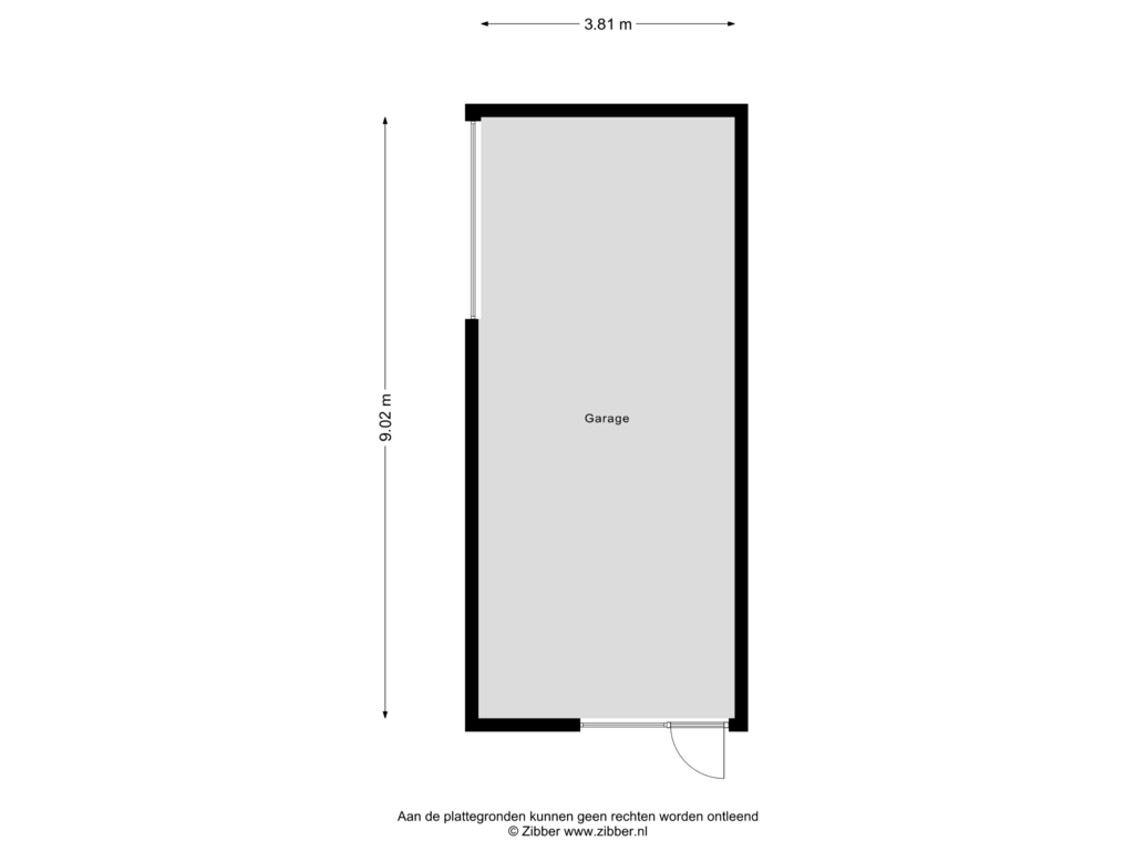 Bekijk plattegrond van Garage van Schuttekamp 42