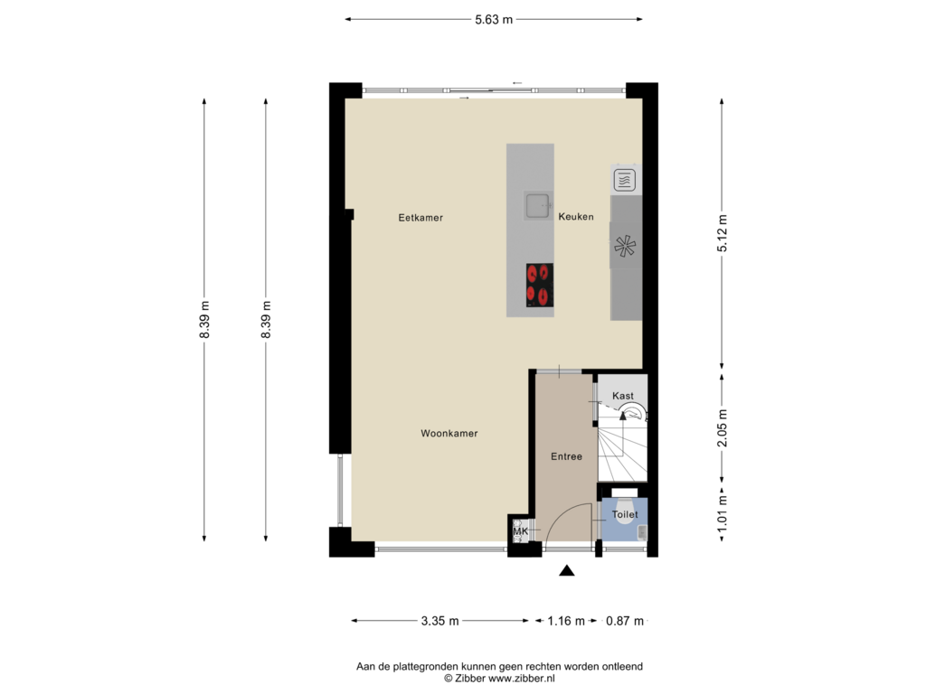 Bekijk plattegrond van Begane Grond van Van Beresteijnstraat 1