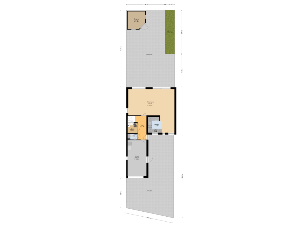 Bekijk plattegrond van Situatie van Kolwal 16