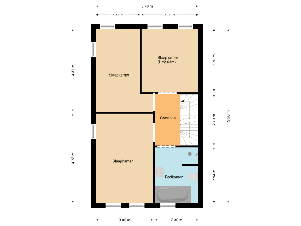 View floorplan of Floor 1 of Rietzanger 28