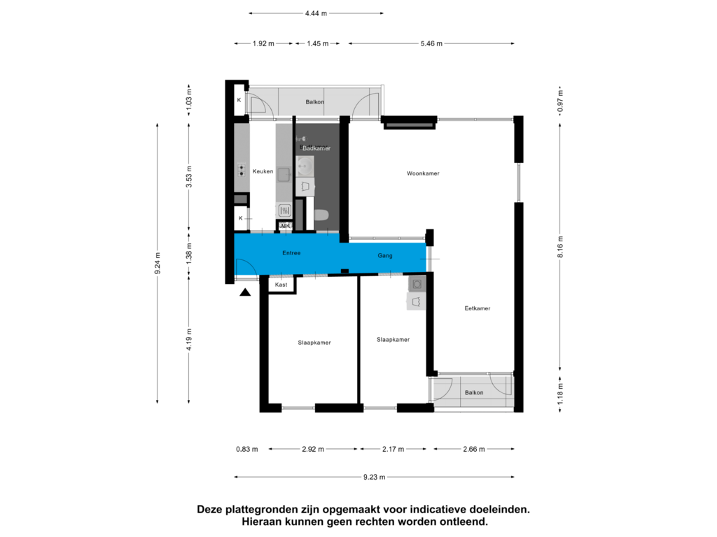 Bekijk plattegrond van Appartement van Steijnlaan 88