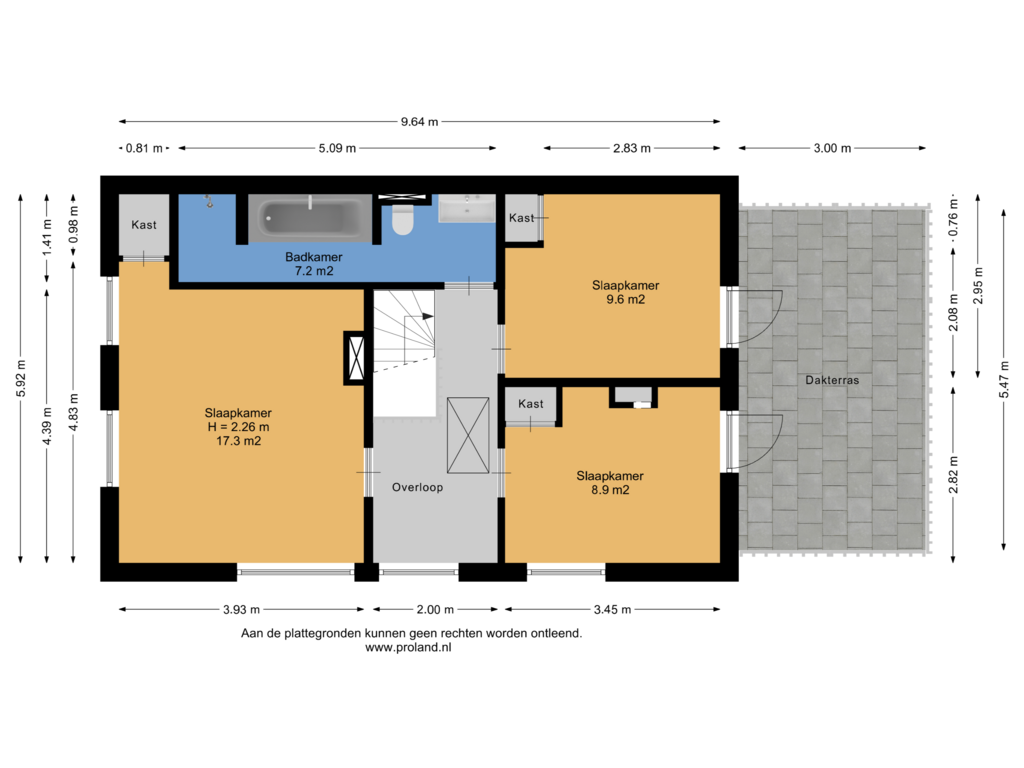 Bekijk plattegrond van 1e Verdieping van Allee 15