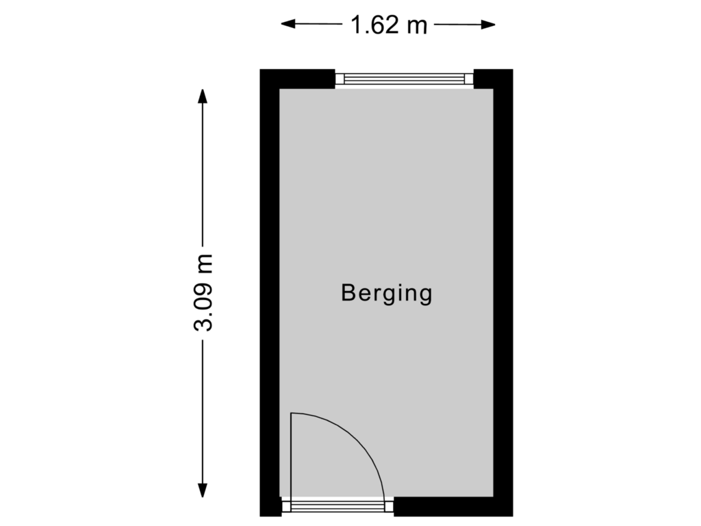 Bekijk plattegrond van Berging van Dingostraat 40