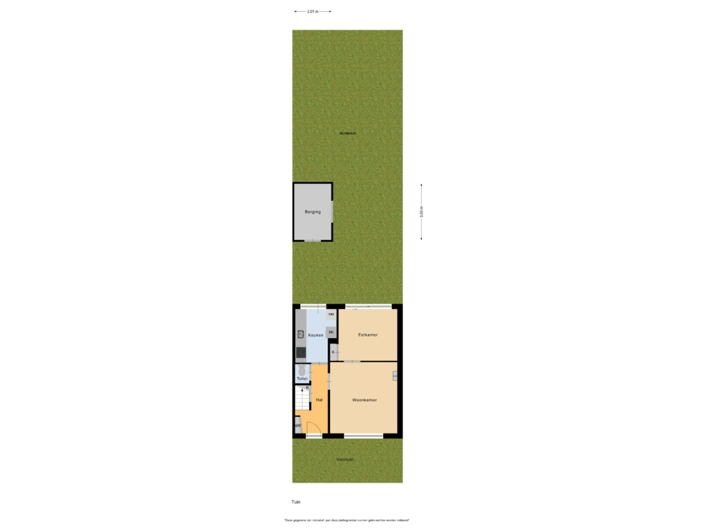 Bekijk plattegrond van Tuin van Munnikenweg 85