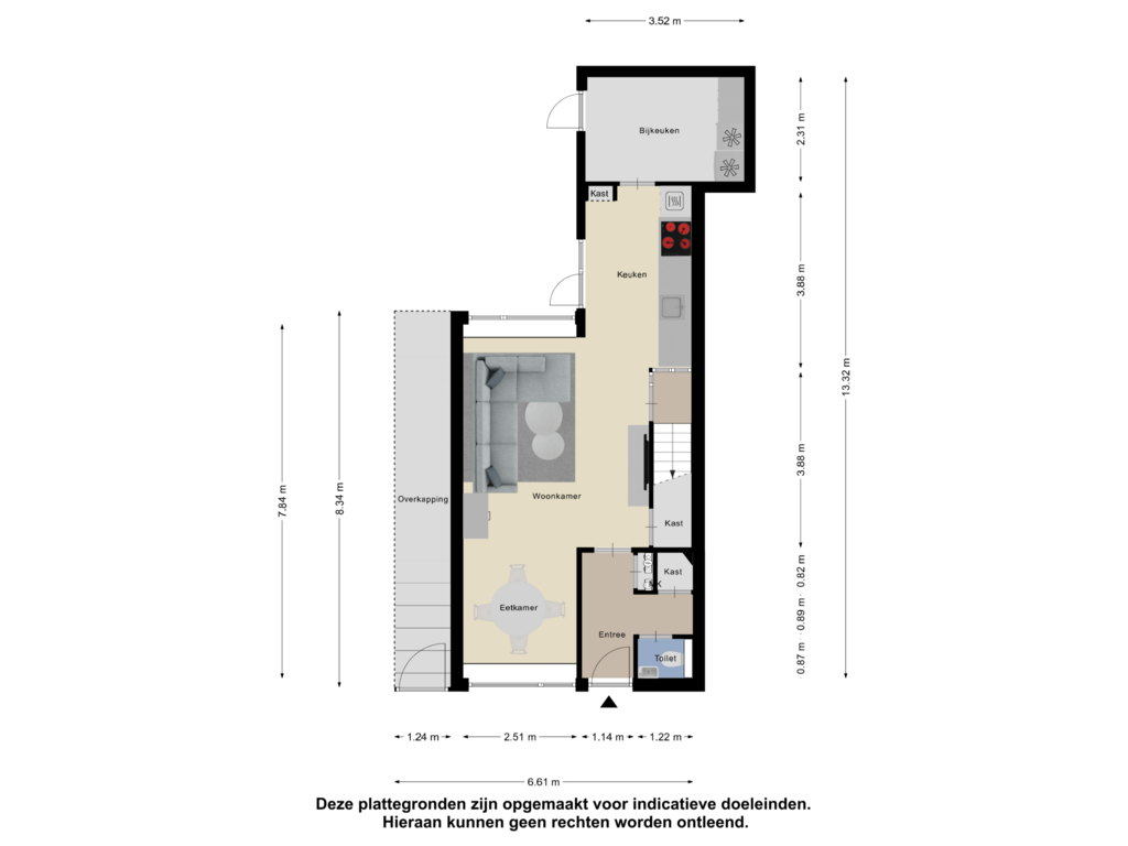 Bekijk plattegrond van Begane Grond van Zandseveldweg 62