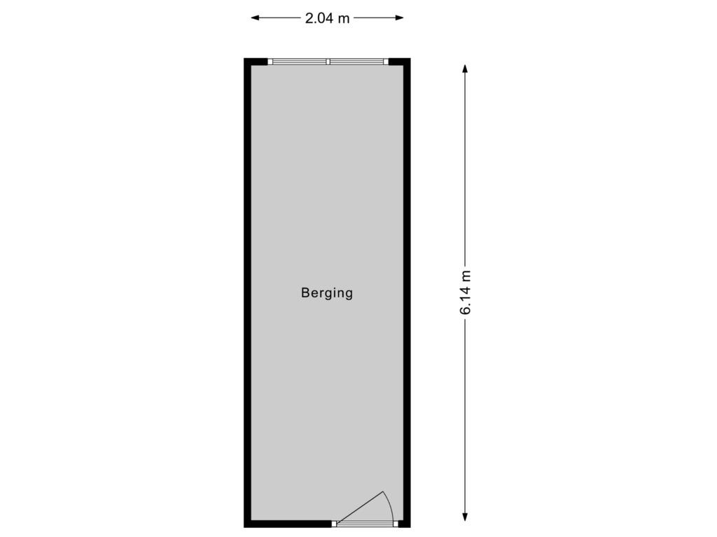 Bekijk plattegrond van Berging van Jan van Arkelstraat 78