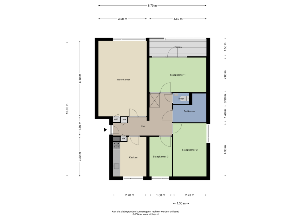 Bekijk plattegrond van Begane Grond van Havezatelaan 171