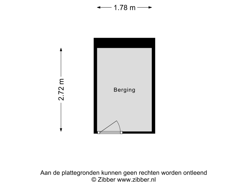 Bekijk plattegrond van Berging van Havezatelaan 171