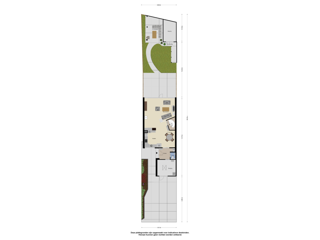 Bekijk plattegrond van Begane Grond Tuin van De Kaapstander 13