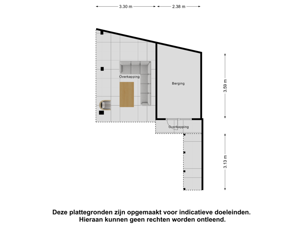 Bekijk plattegrond van Berging van De Kaapstander 13