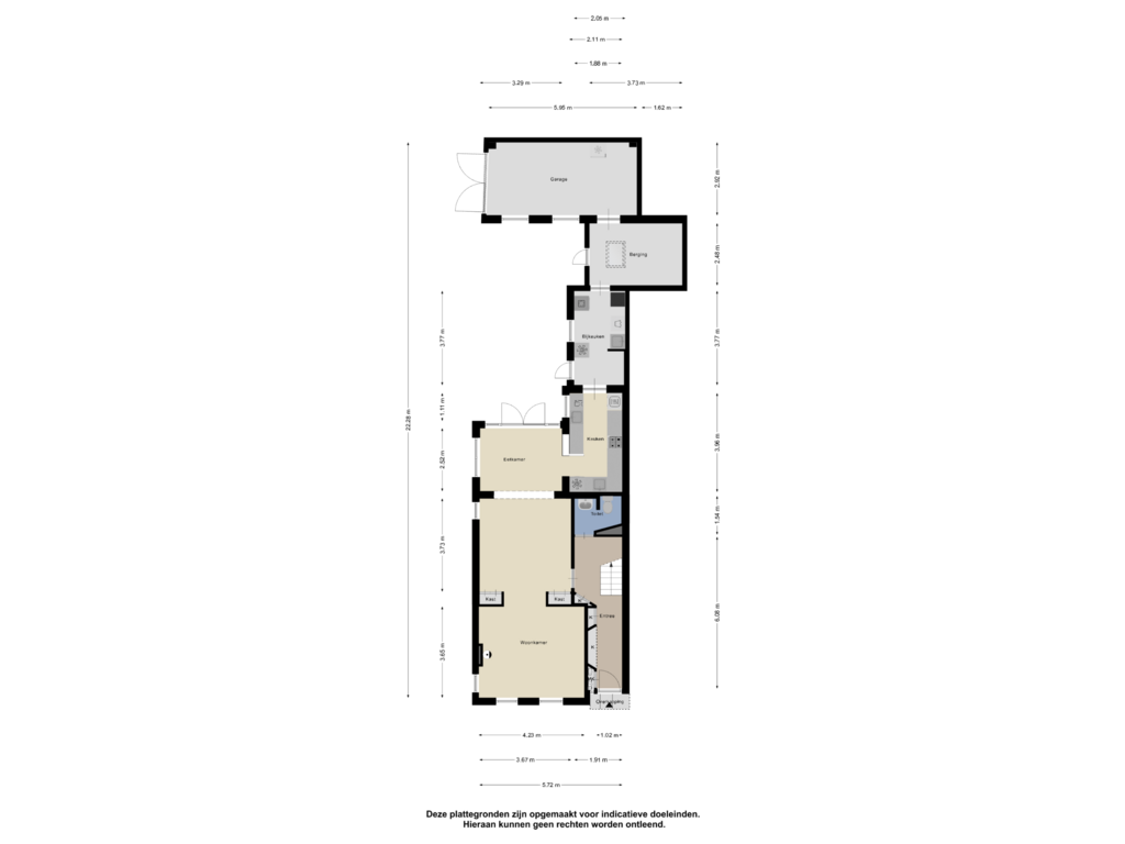 Bekijk plattegrond van Begane Grond van Helmerslaan 18