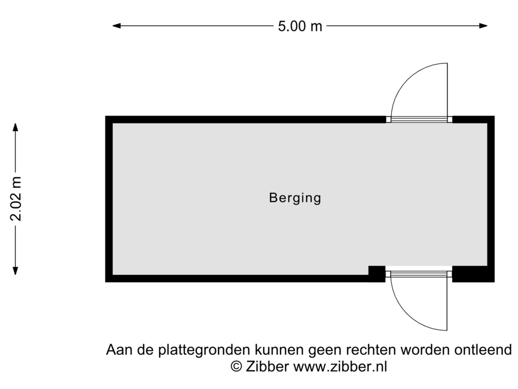 Bekijk plattegrond van Berging van Juliana van Stolbergstraat 7