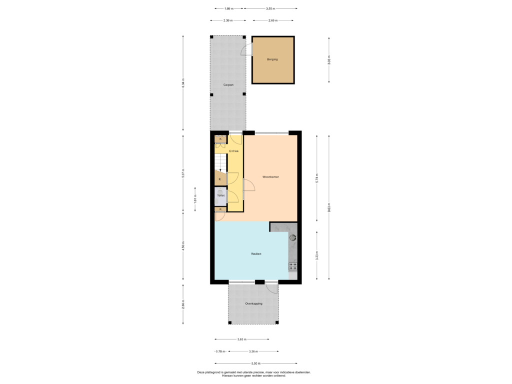 Bekijk plattegrond van Begane Grond van Dovenetel 28