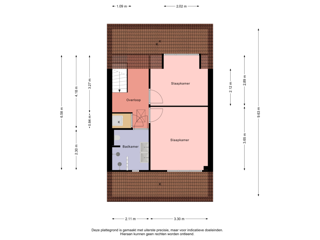 Bekijk plattegrond van 1e Verdieping van Dovenetel 28