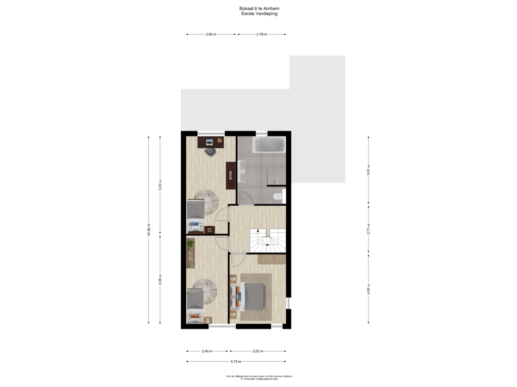 Bekijk plattegrond van Eerste Verdieping van Bokaal 6