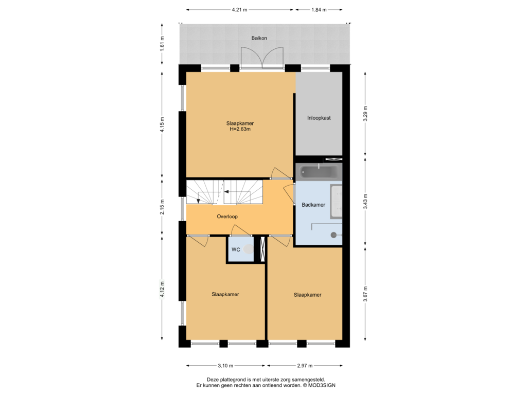 Bekijk plattegrond van 1e Verdieping van Seoellaan 19