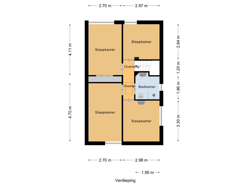 Bekijk plattegrond van Verdieping van Asselberghsstraat 2