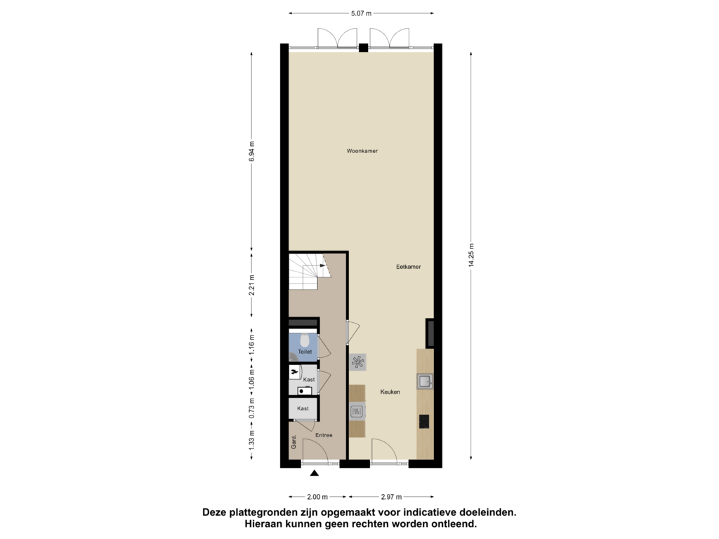 View floorplan of Eerste Verdieping of Sint Jorisstraat 6