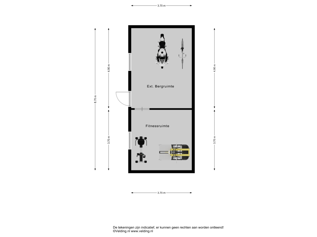 Bekijk plattegrond van Ext Bergruimte van Derde Kampsweg 4