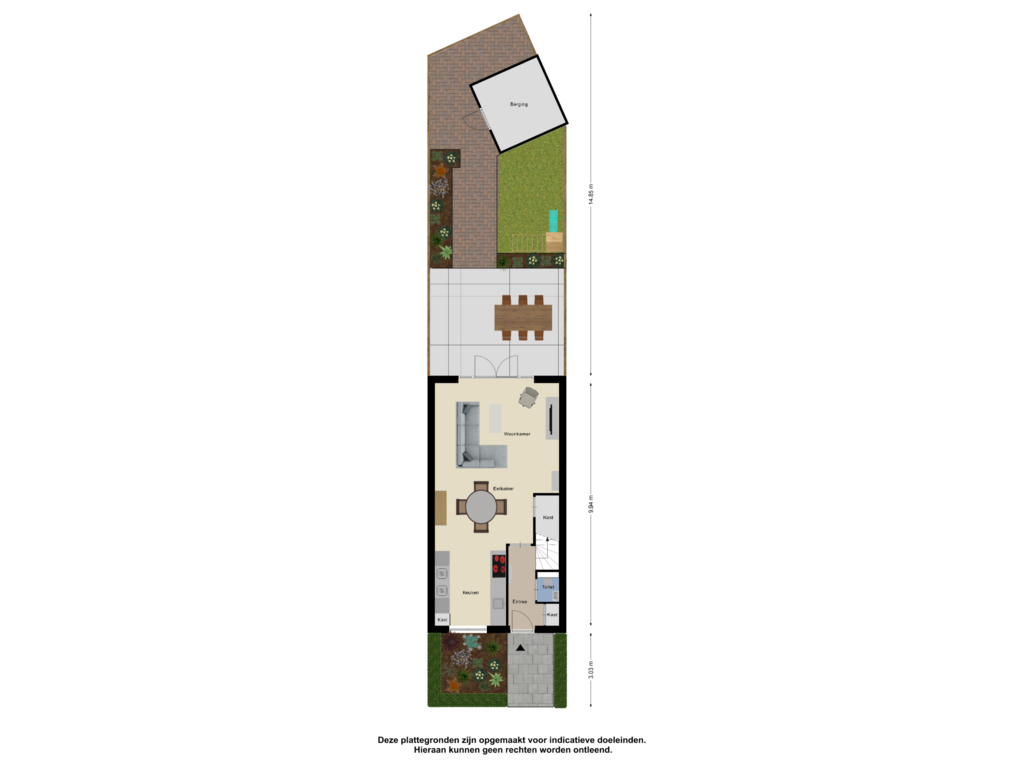 View floorplan of Begane Grond_Tuin of Van Meellaan 33