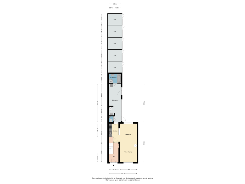 Bekijk plattegrond van Begane Grond van Kunderkampstraat 9