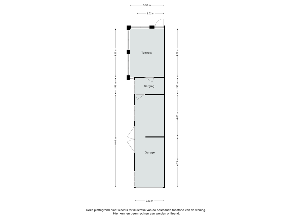 Bekijk plattegrond van Garage van Kunderkampstraat 9