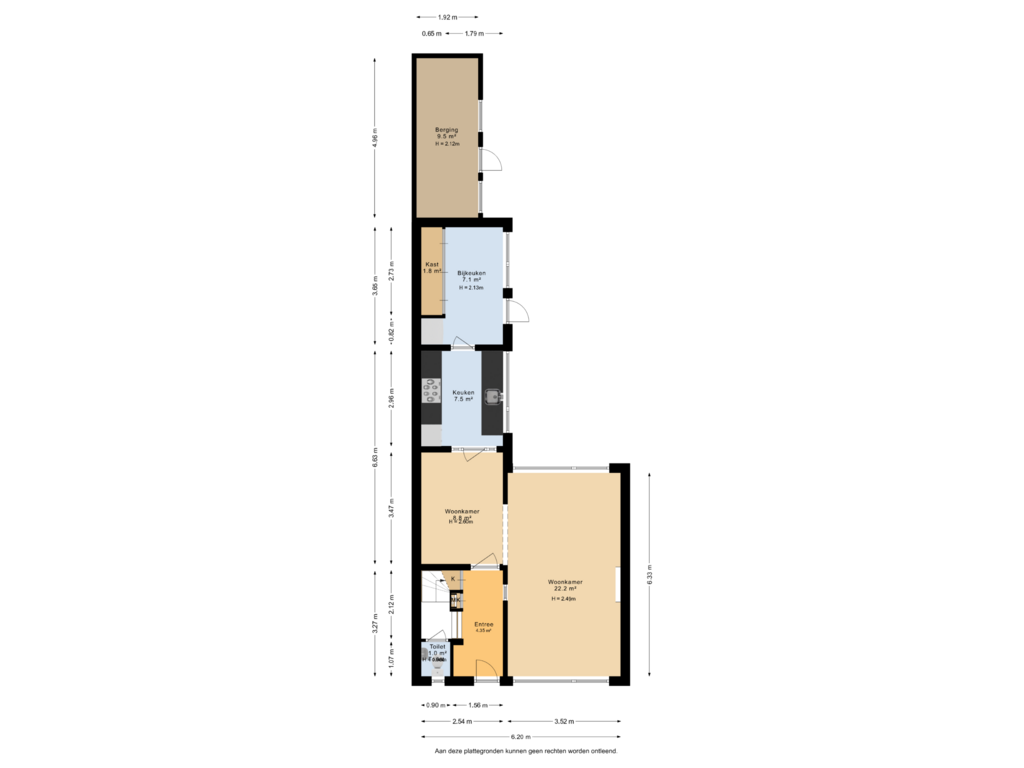 Bekijk plattegrond van Begane grond van 't Stap 14