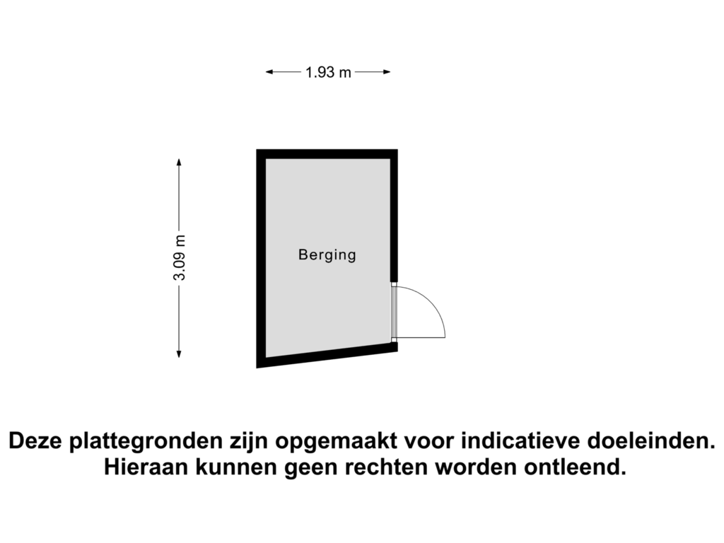 Bekijk plattegrond van Berging van Stuvesande 414