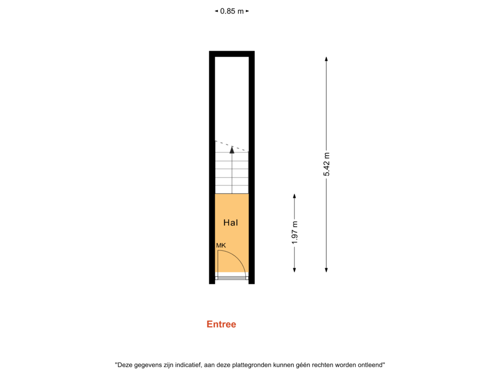 Bekijk plattegrond van Entree van Schoterweg 168-RD