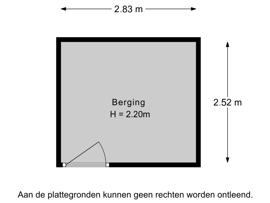 Bekijk plattegrond van Berging van Jagersdreef 71