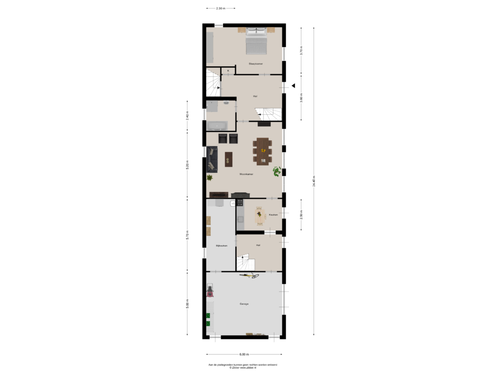 Bekijk plattegrond van Begane grond van Lambroekweg 34