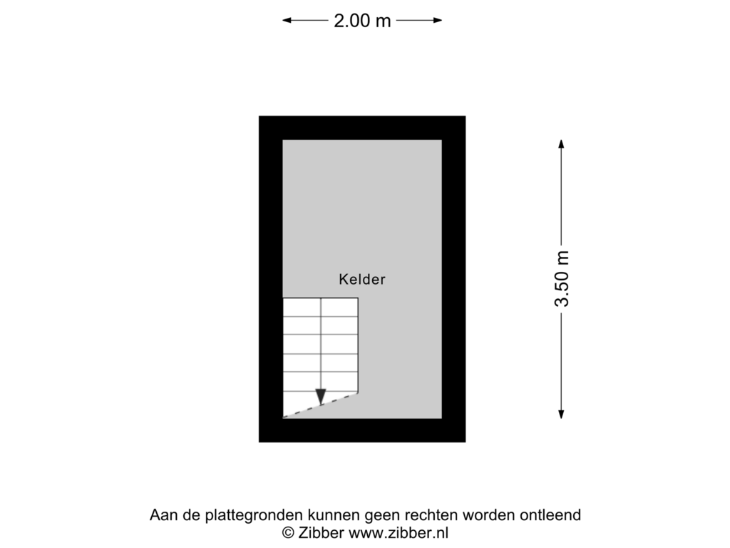 Bekijk plattegrond van Kelder van Lambroekweg 34